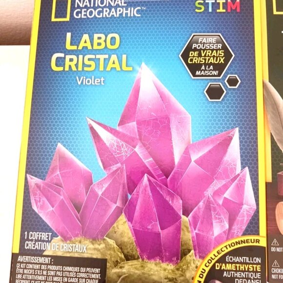 National Geographic-Labo Purple Crystal Lab + Da Vincis Catapult Stem Kits -New - Picture 8 of 10